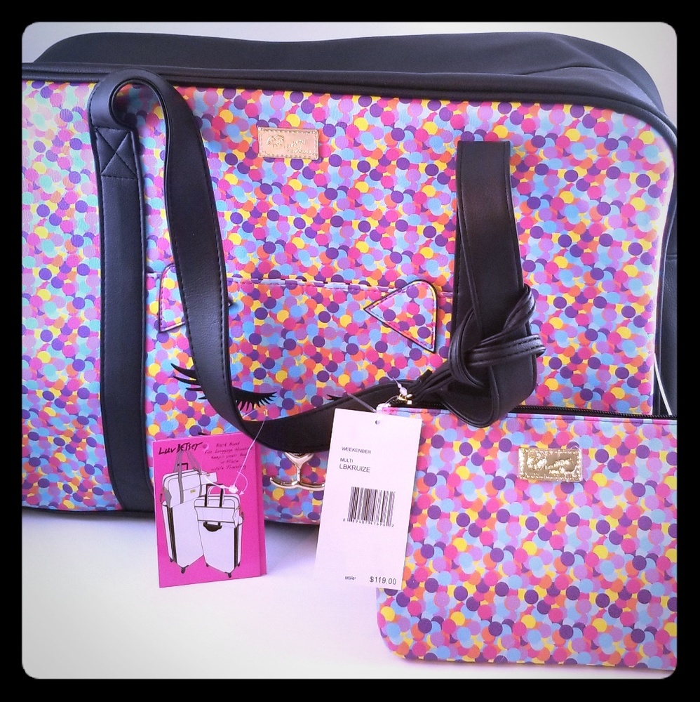 Luv Betsey Weekender Kitty Luggage